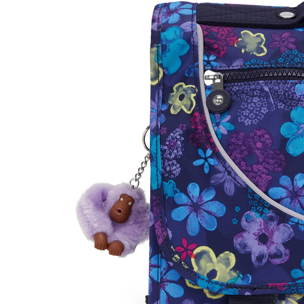 Cartable Preppy KIPLING Dark Flower Stamp