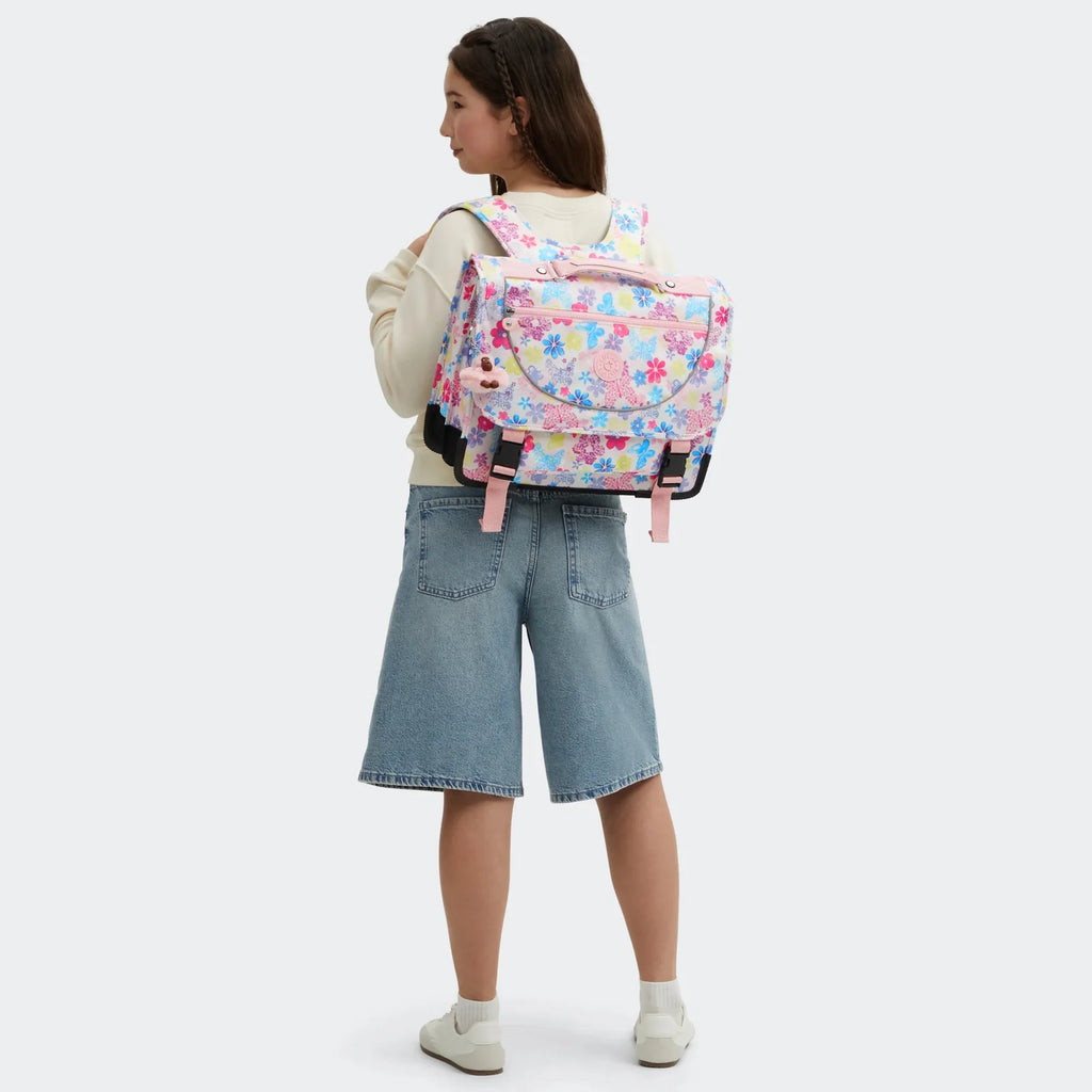 Cartable Preppy KIPLING Flower Stamp