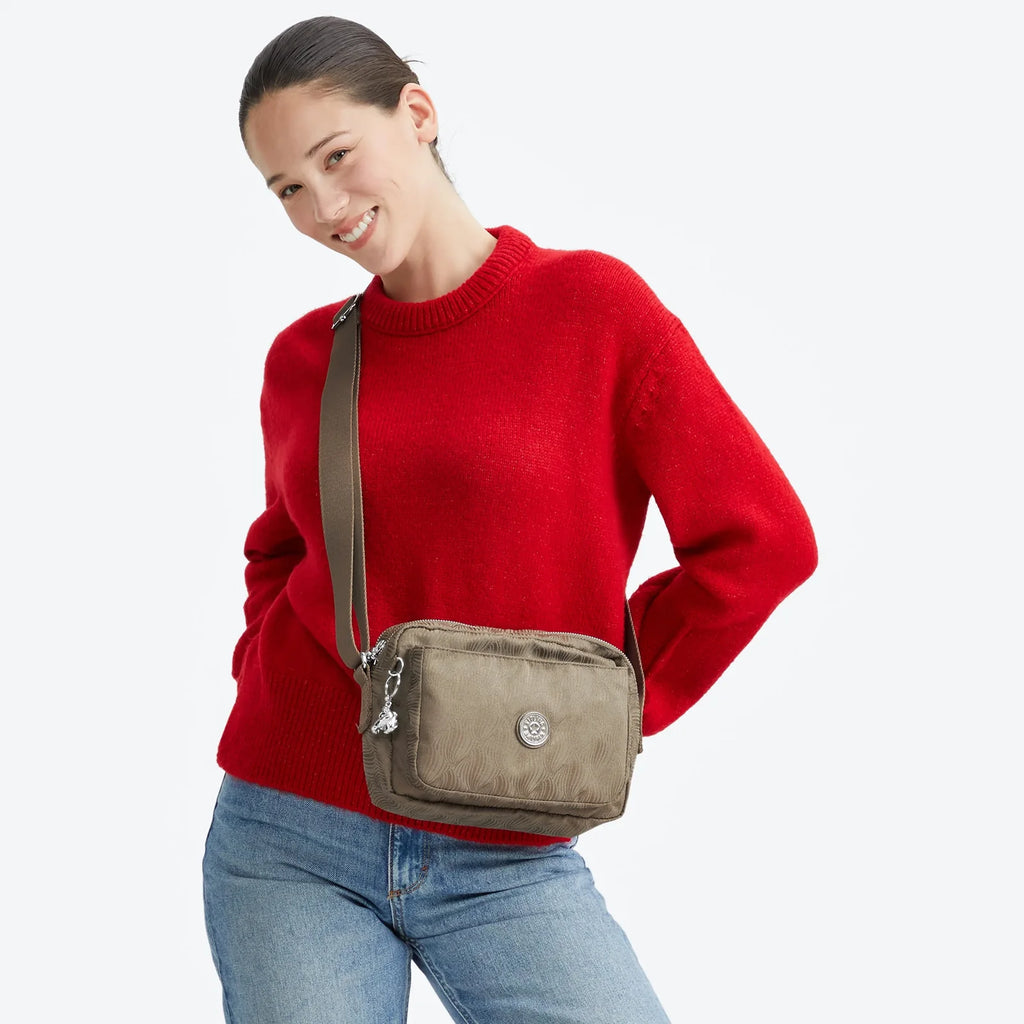 Sac à main Abanu M Kipling Diamond Wave Jacquard