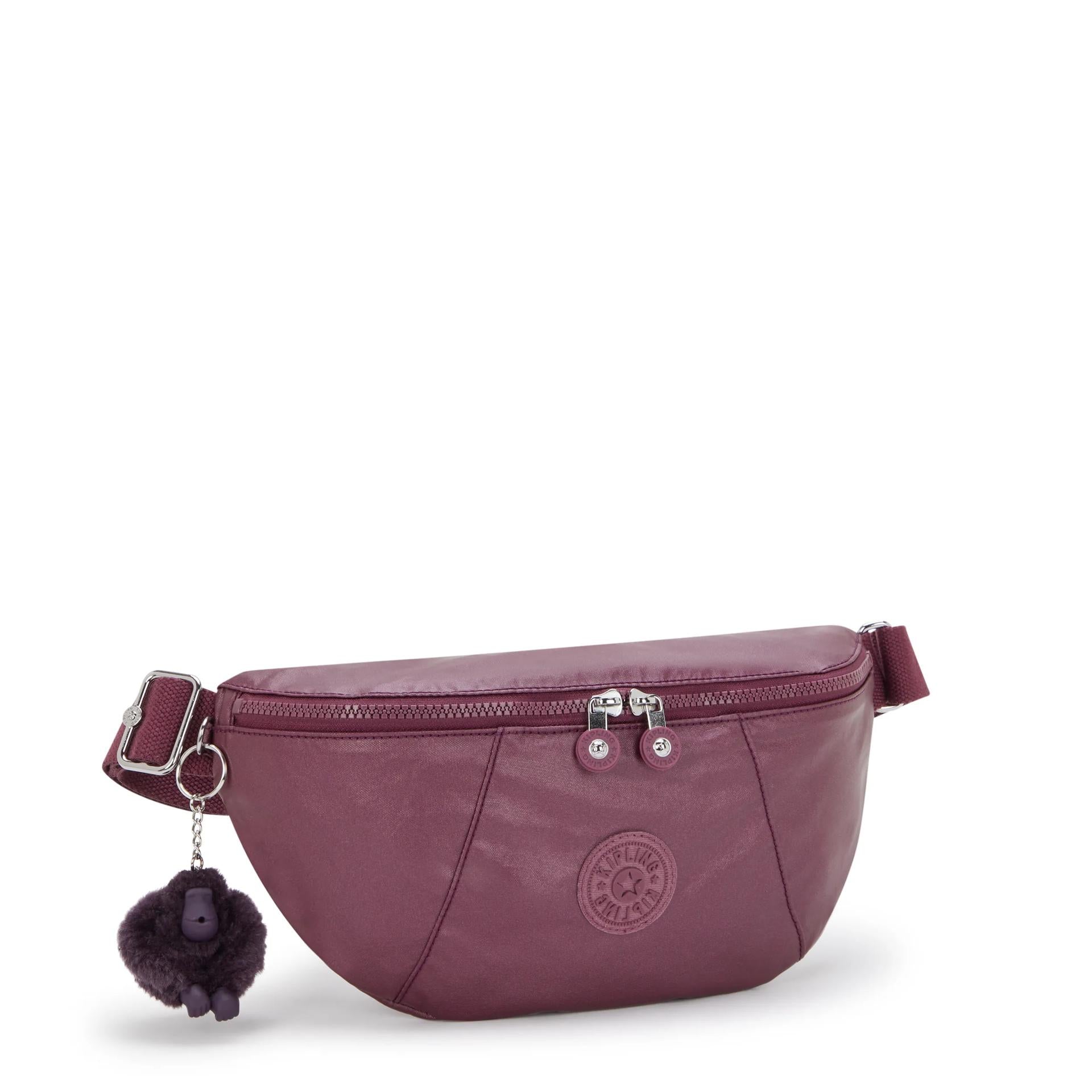 Sac Banane MACI Kipling Grape Wine Metallic