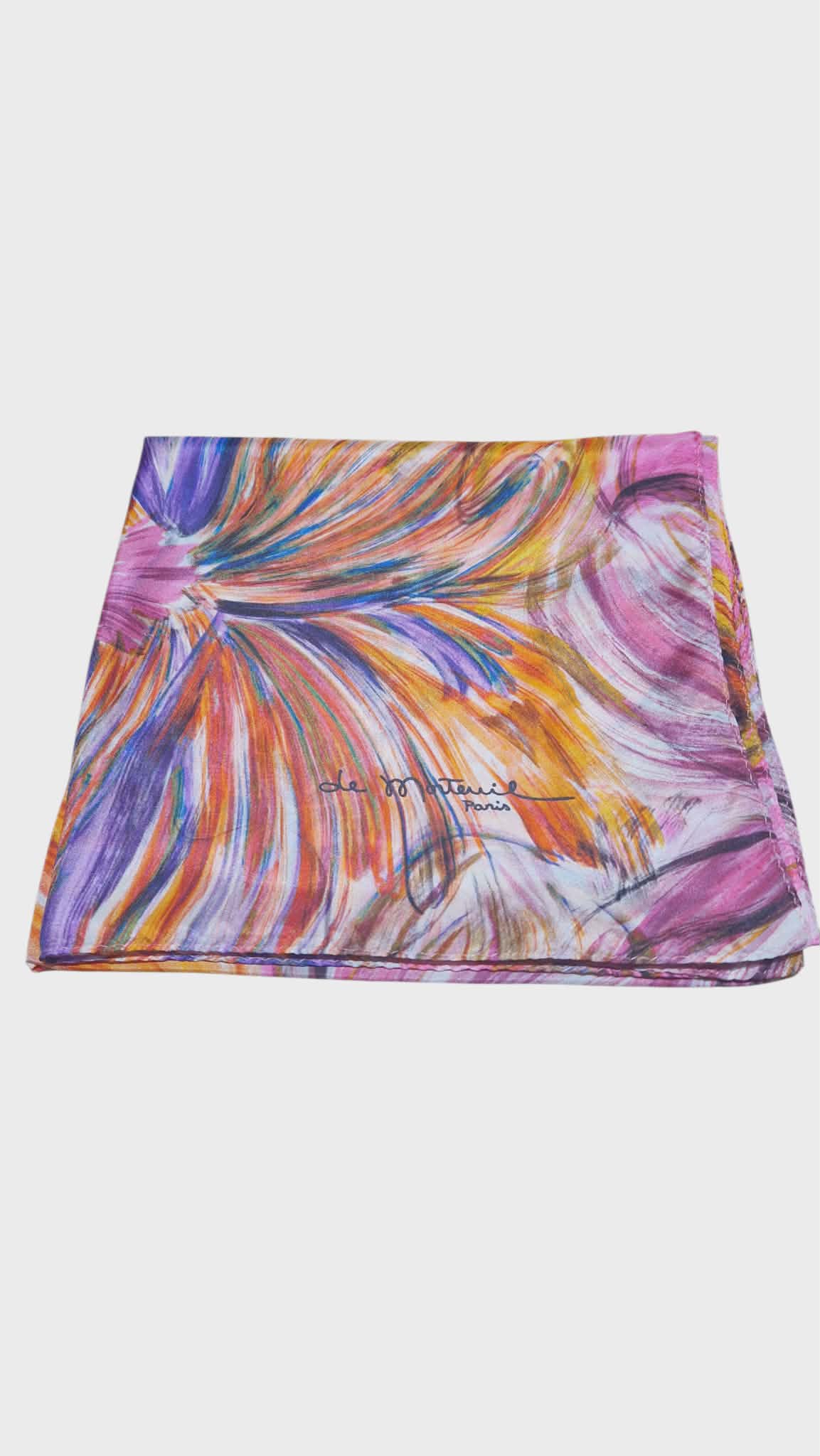 Foulard De Morteuil orange rose