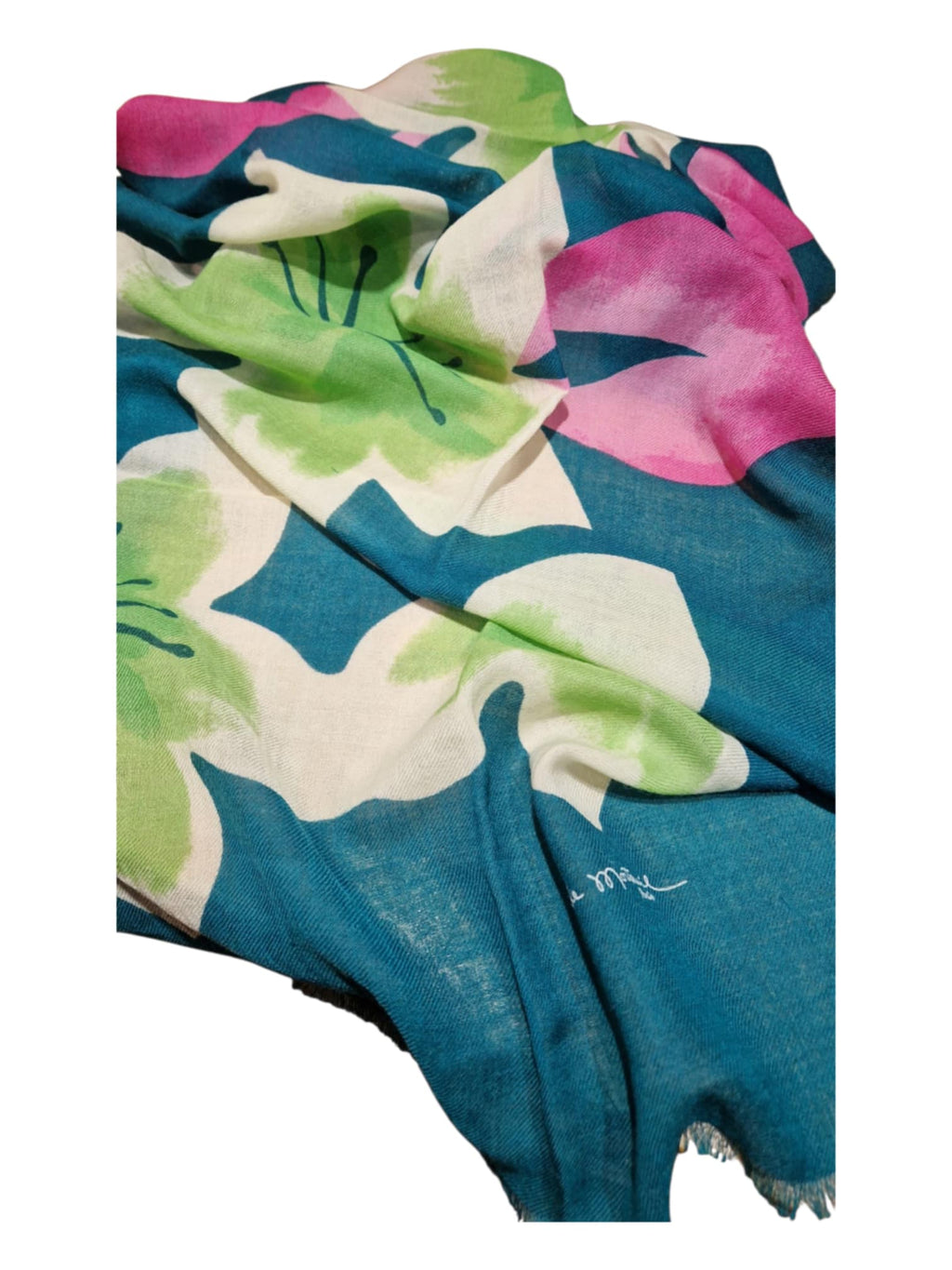 Foulard De Morteuil fleur vert