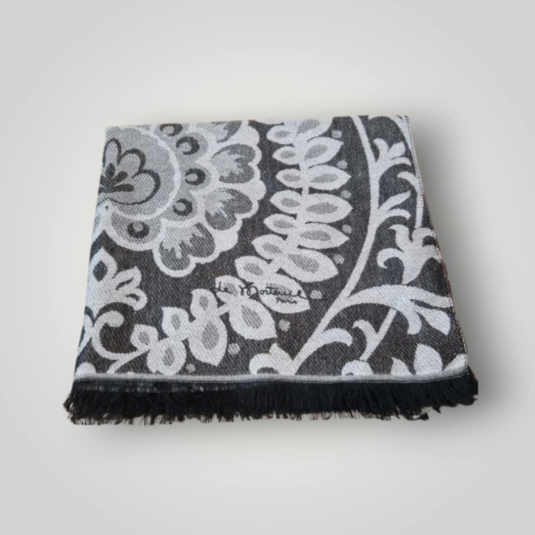 Echarpe De Morteuil Lurex Noir