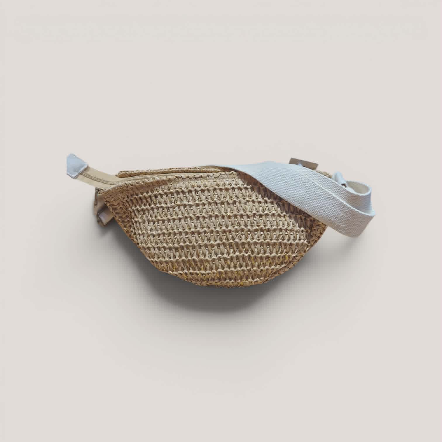 Sac banane/bandoulière Mandoline Gold/Taupe