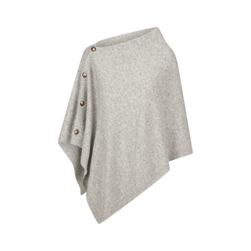 Poncho Gris clair Les Cordes