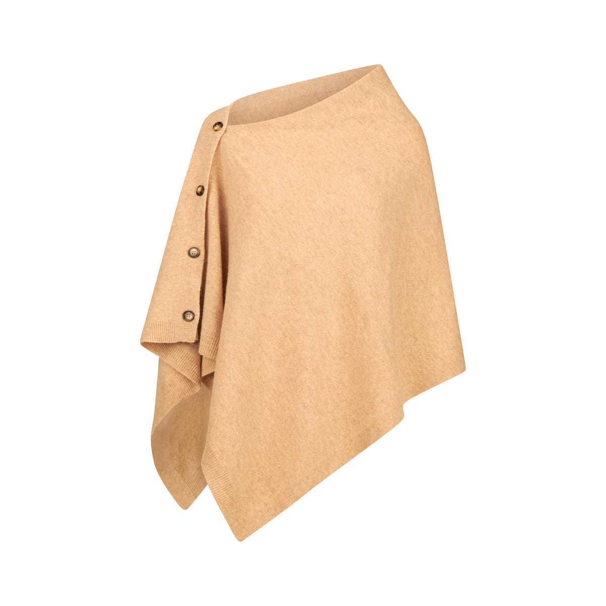Poncho Beige Les Cordes