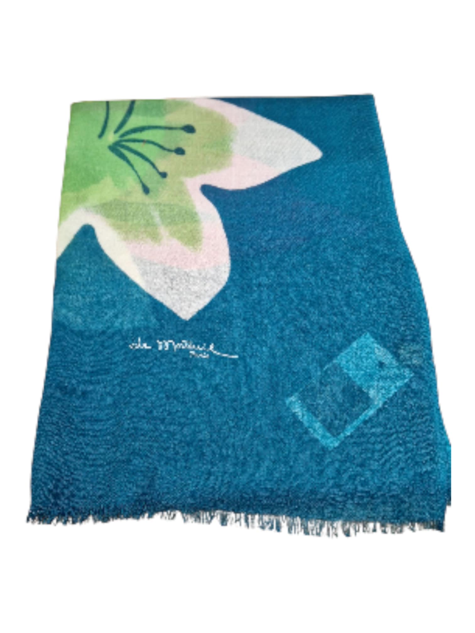 Foulard De Morteuil fleur vert