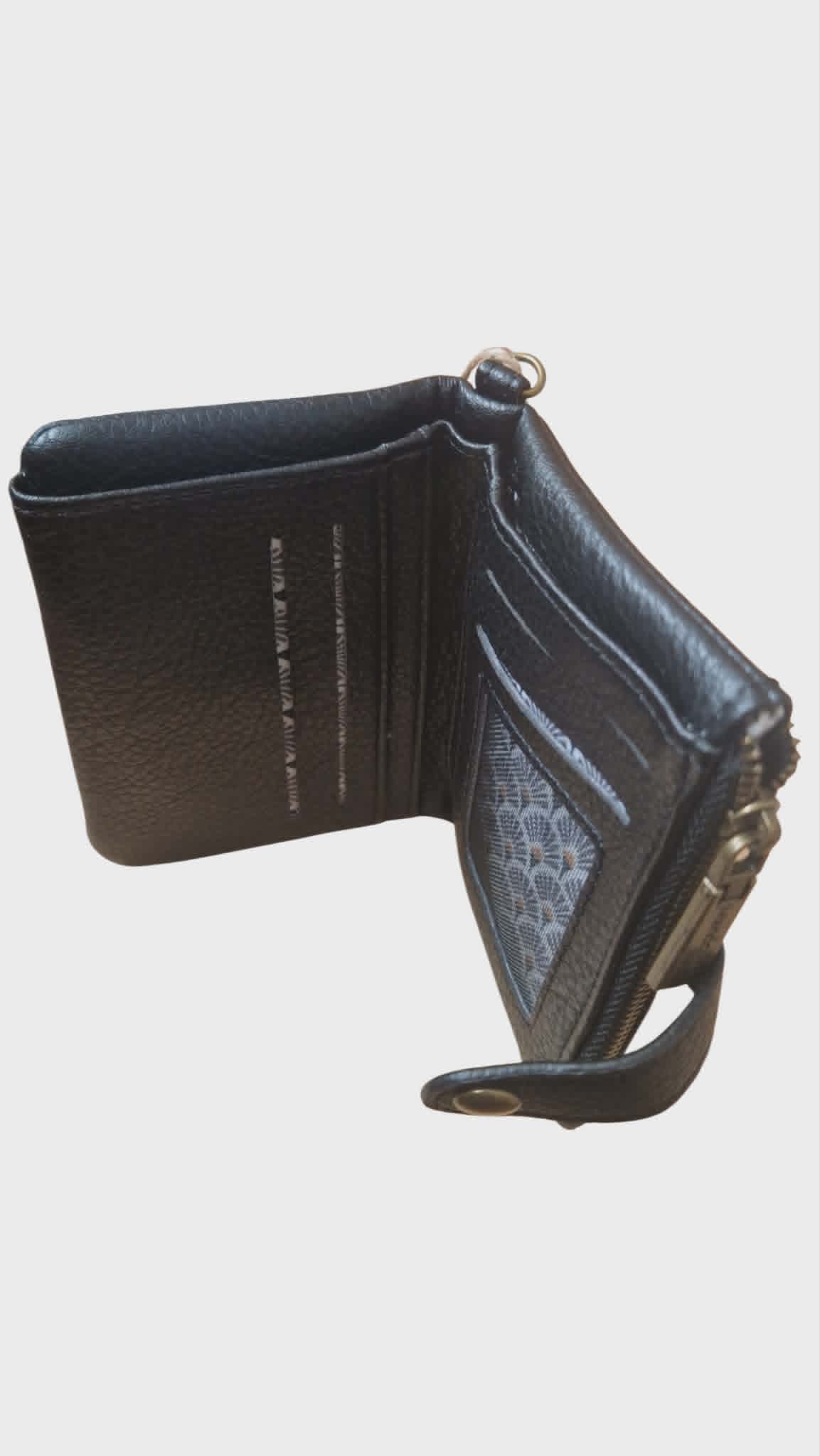 portefeuille mandoline Black