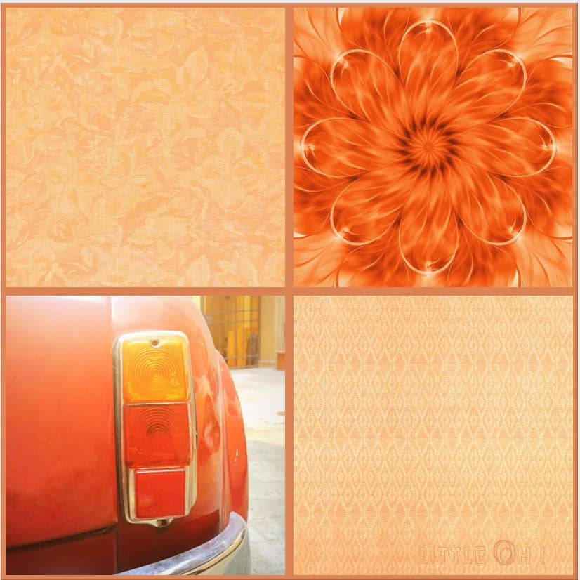 Little Oh Retro Mandarine