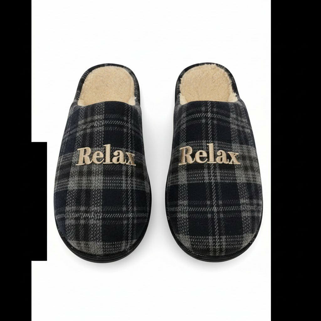 Chaussons mules homme Isotoner Marine