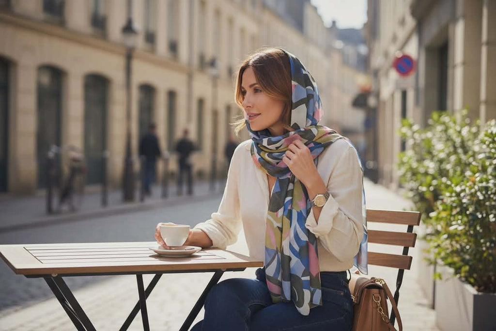 Foulard De Morteuil Bleu
